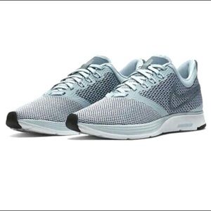Nike Light Blue Zoom strike shoes